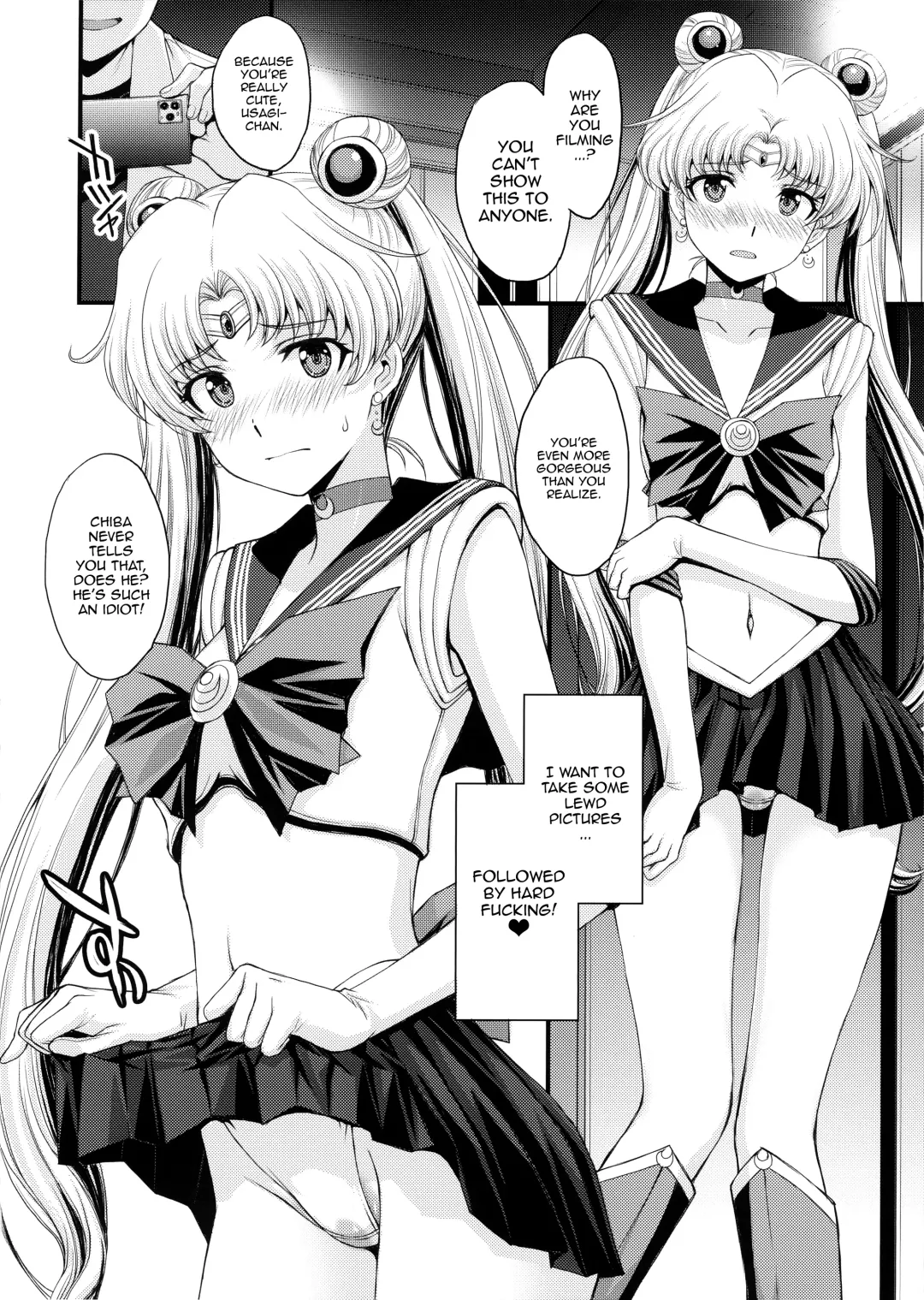 [Kitahara Aki] Usagi no Junjou!? Chin Make Bishoujo Senshi! |  As Innocent as a Bunny! The Pretty Guardian Loses to the Dick! Fhentai - Page 7