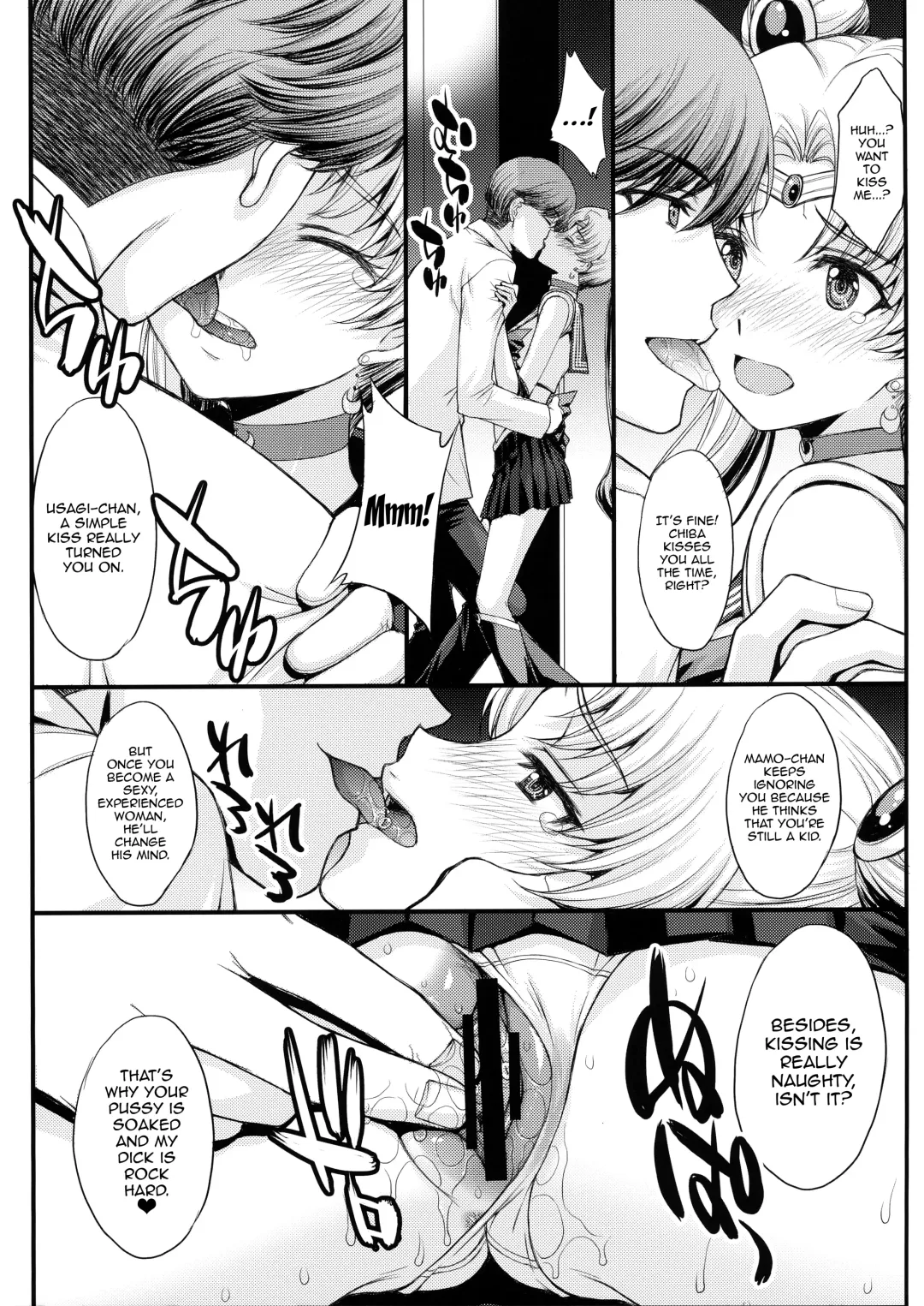 [Kitahara Aki] Usagi no Junjou!? Chin Make Bishoujo Senshi! |  As Innocent as a Bunny! The Pretty Guardian Loses to the Dick! Fhentai - Page 8