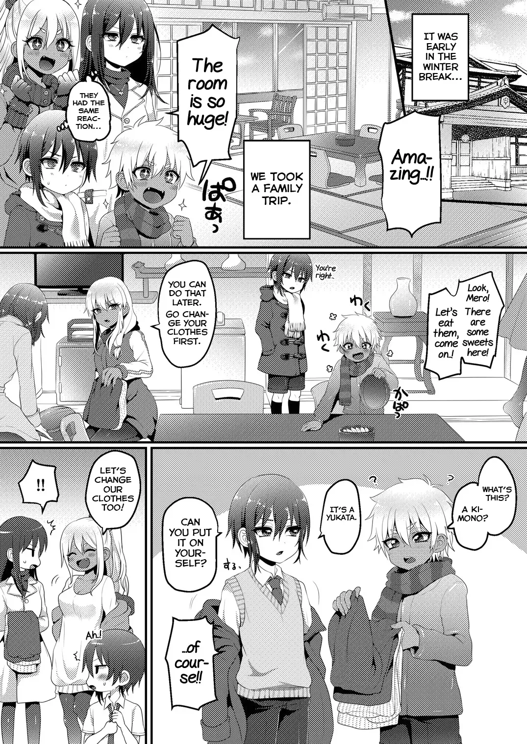 [Poron] Kazoku Ryokou dakedo Ecchi na Koto ga Shitai! Fhentai - Page 4