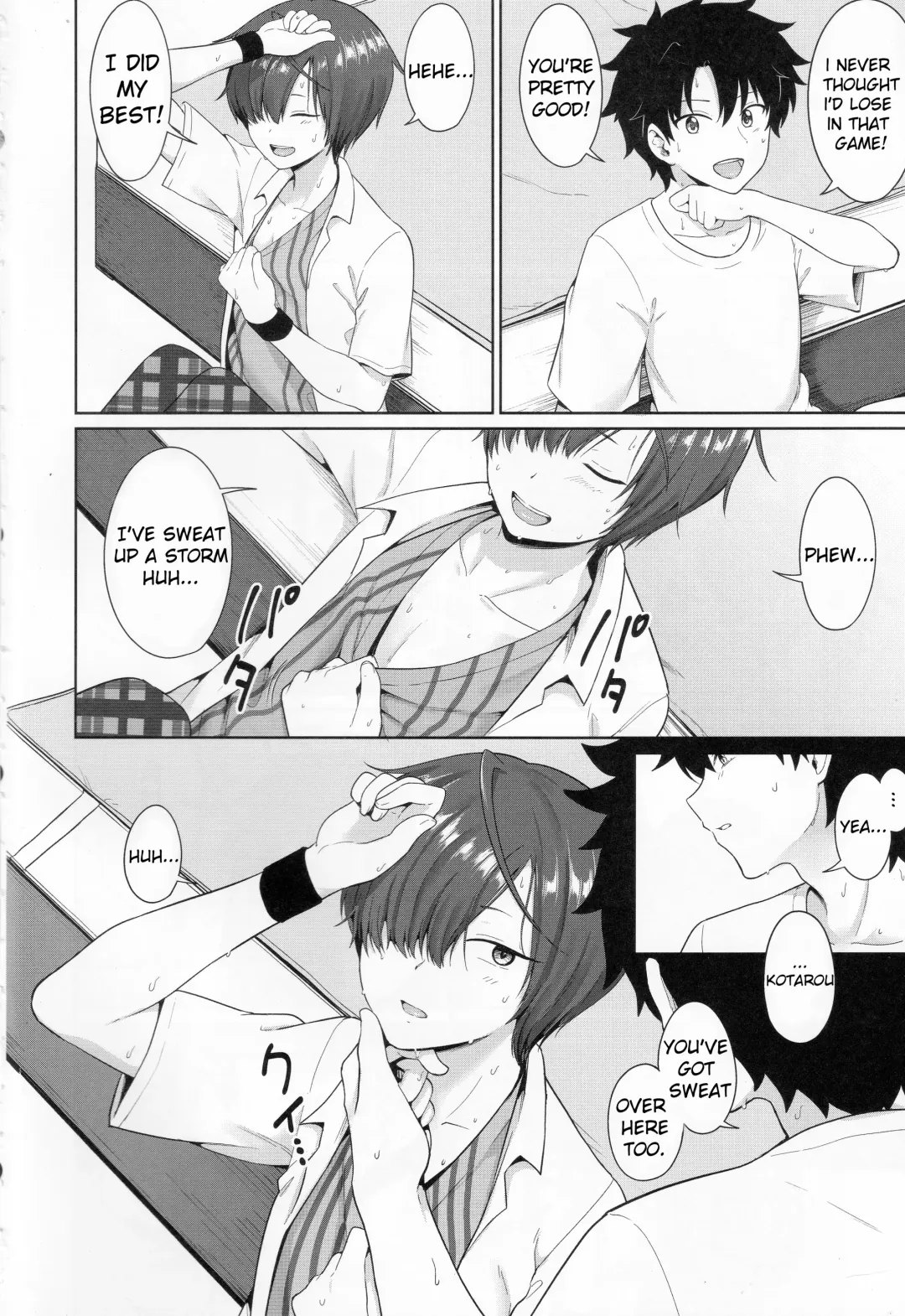 [Toitoi] Natsu, Asedaku no Kouhai to | Summer With My Sweat Soaked Kouhai Fhentai - Page 4