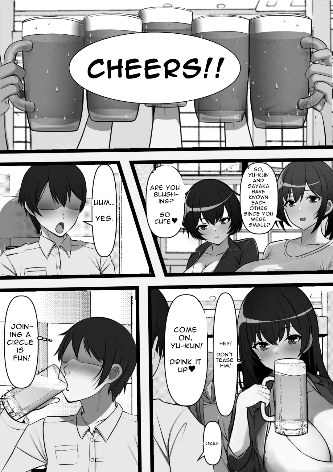 Teisou Gyakuten Toshi Damasarete Nyuukai Shita YariCir Shuudan no Leader ga Dou Mitemo Hatsukoi no Onee-san nano daga | Reverse Chastity City ~The Leader of a Fuckclub That Tricked Me Into Joining Seems to Be a Virgin~ Fhentai - Page 14