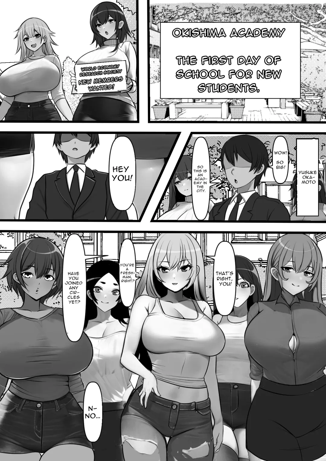 Teisou Gyakuten Toshi Damasarete Nyuukai Shita YariCir Shuudan no Leader ga Dou Mitemo Hatsukoi no Onee-san nano daga | Reverse Chastity City ~The Leader of a Fuckclub That Tricked Me Into Joining Seems to Be a Virgin~ Fhentai - Page 8