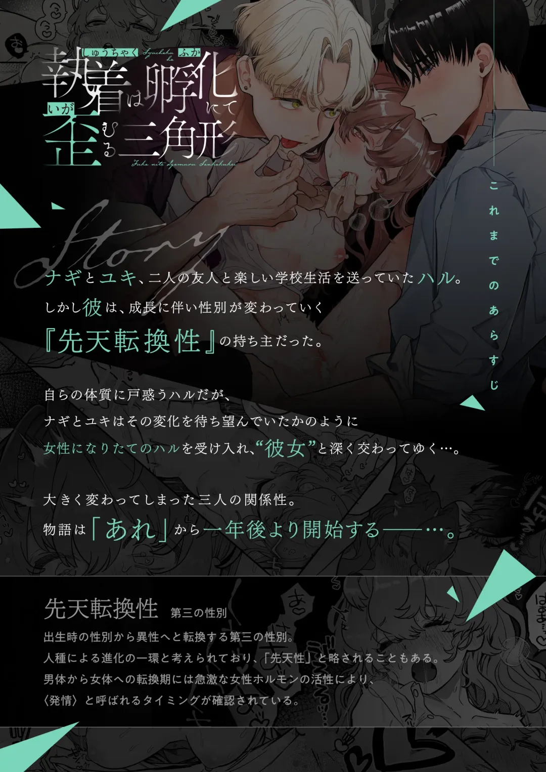 [Tama No Chichi] Shuuchaku wa Fuka nite Yugamuru Sankakkei Futatsume Fhentai - Page 2