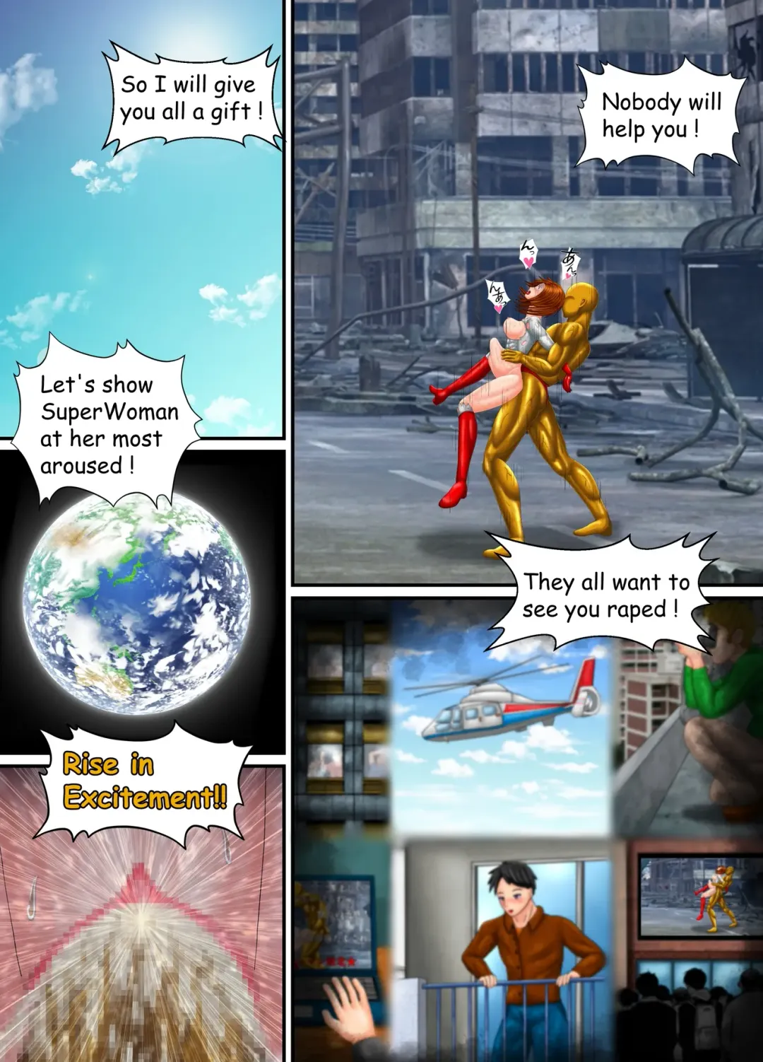 SuperWoman; The End Of Justice Fhentai - Page 37