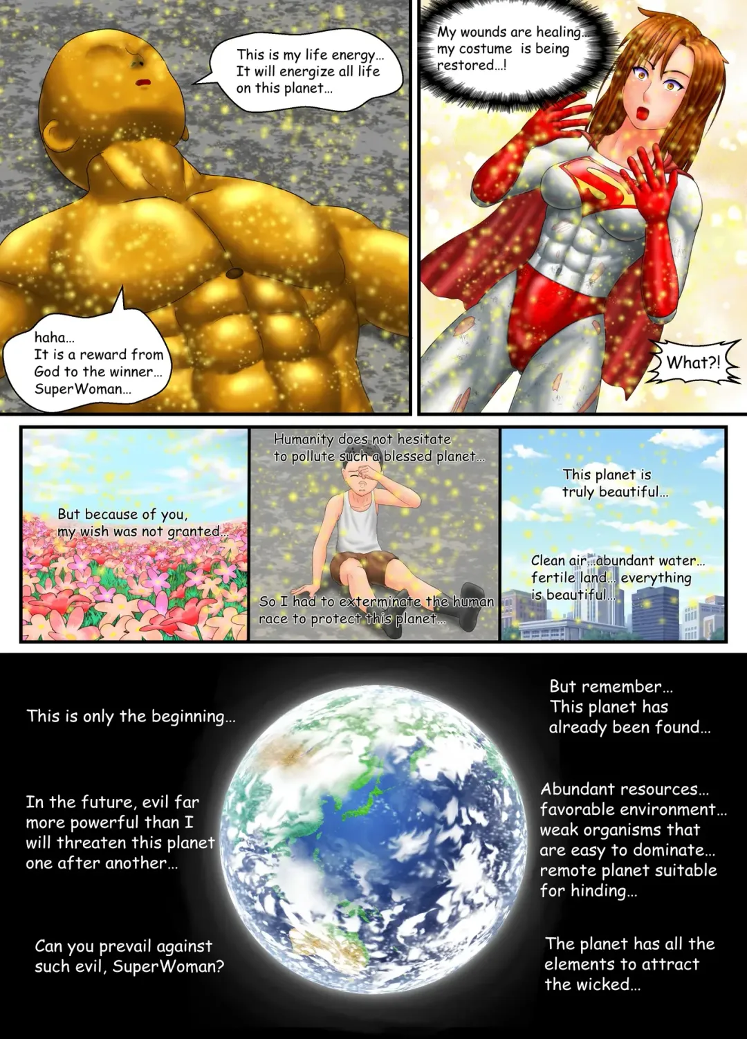 SuperWoman; The End Of Justice Fhentai - Page 62