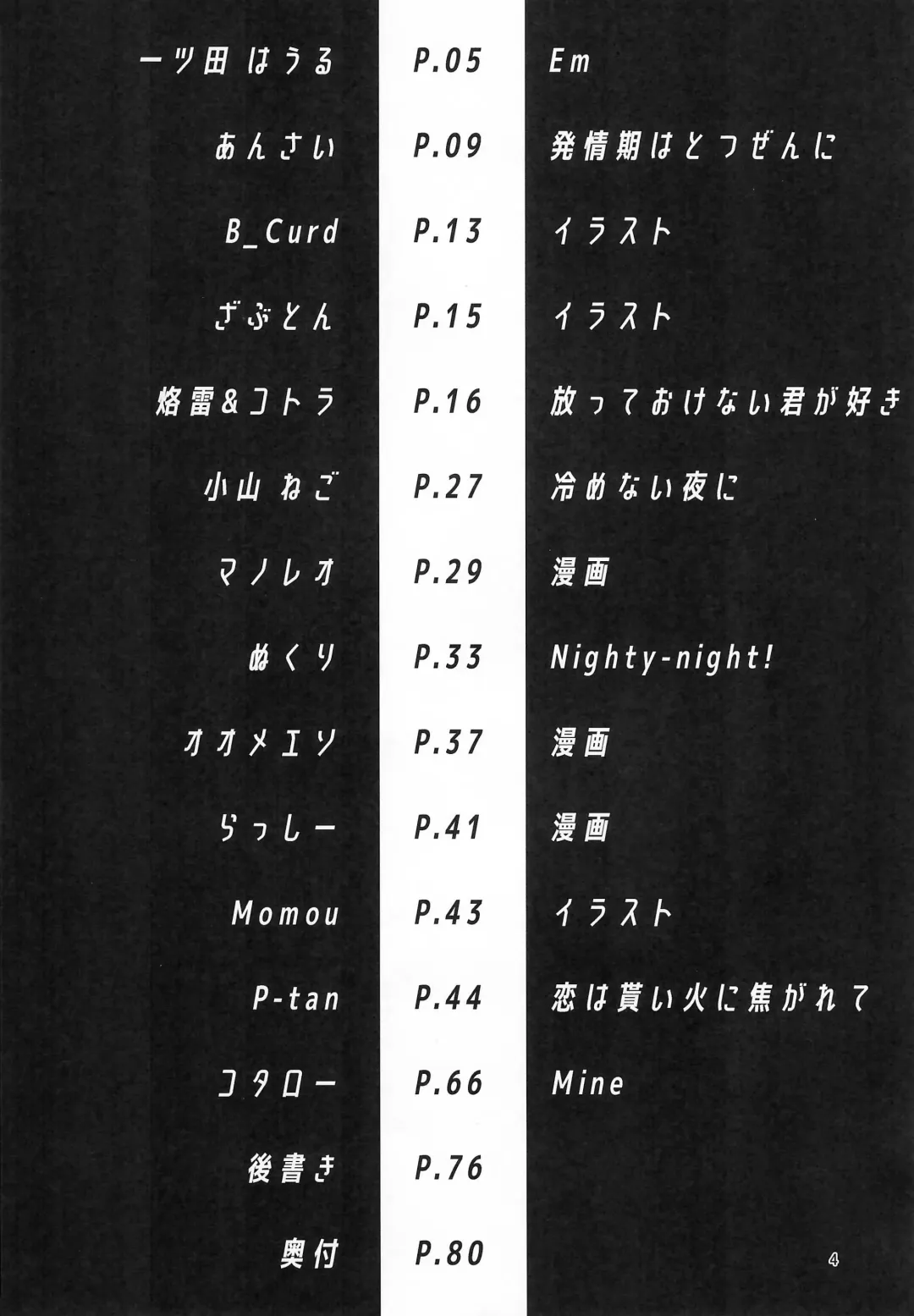 [B-curd - Momou] Yotsu Ashi BL Anthology K9S Fhentai - Page 4