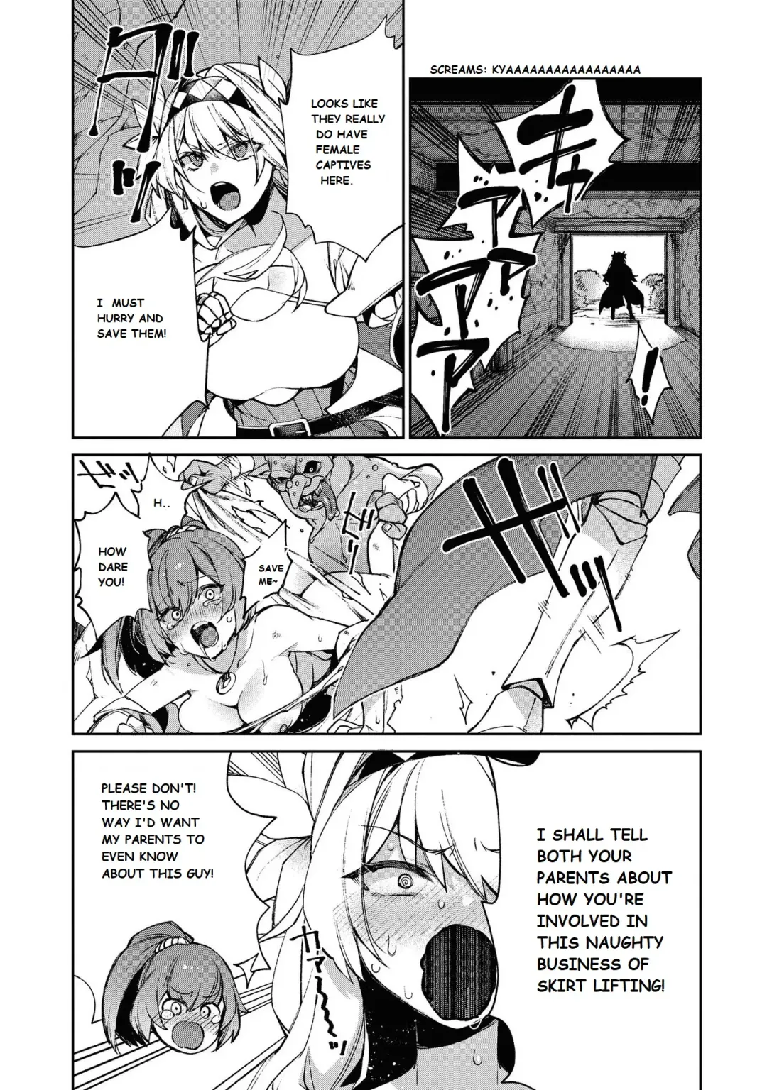 [Shindou] Female Knight Goblin Ch.1 (uncensored) Fhentai - Page 4