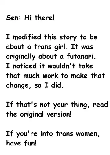 Futanari ga Tomodachi ni Seishori shite morau Hanashi | [Trans girl rewrite] A Trans Girl In Sexual Need Is a Fuckbuddy Fhentai - Page 2