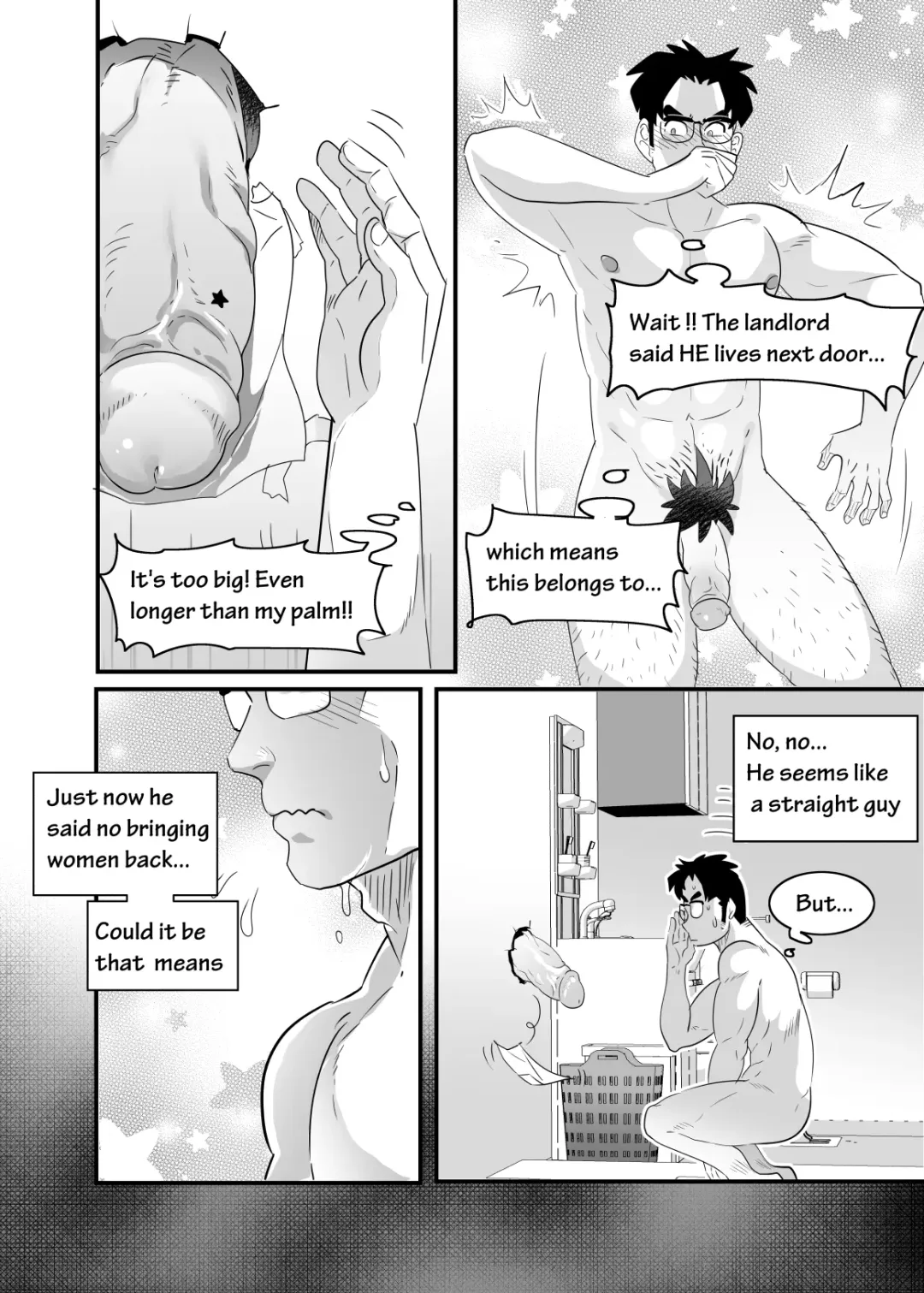 [Kuma Hachi] Straight Landlord and GAY Tenant Fhentai - Page 10
