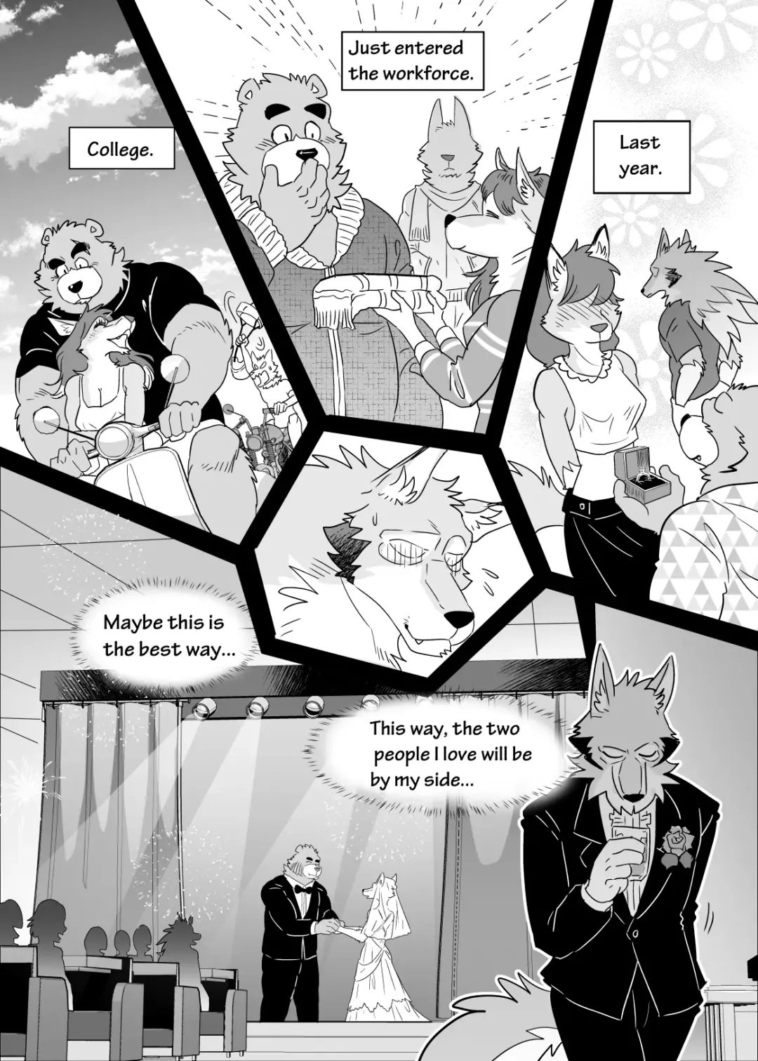 [Kuma Hachi] Straight Landlord and GAY Tenant Fhentai - Page 33