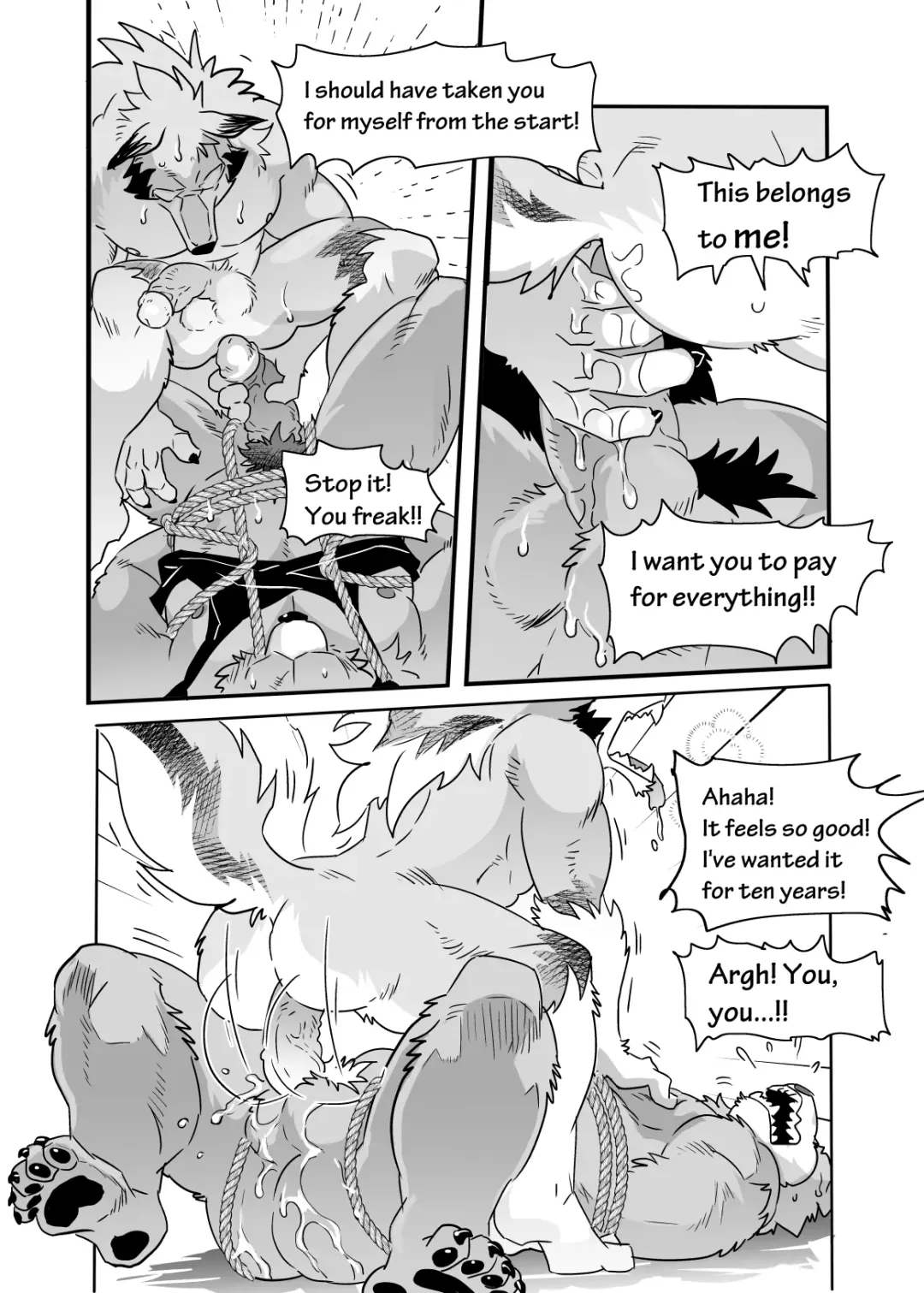 [Kuma Hachi] Straight Landlord and GAY Tenant Fhentai - Page 41