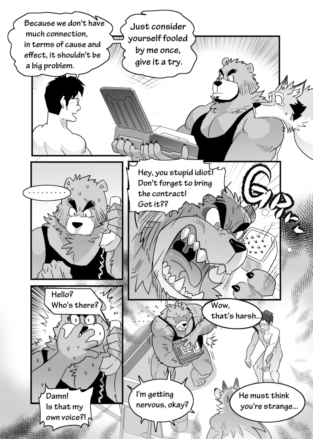 [Kuma Hachi] Straight Landlord and GAY Tenant Fhentai - Page 52