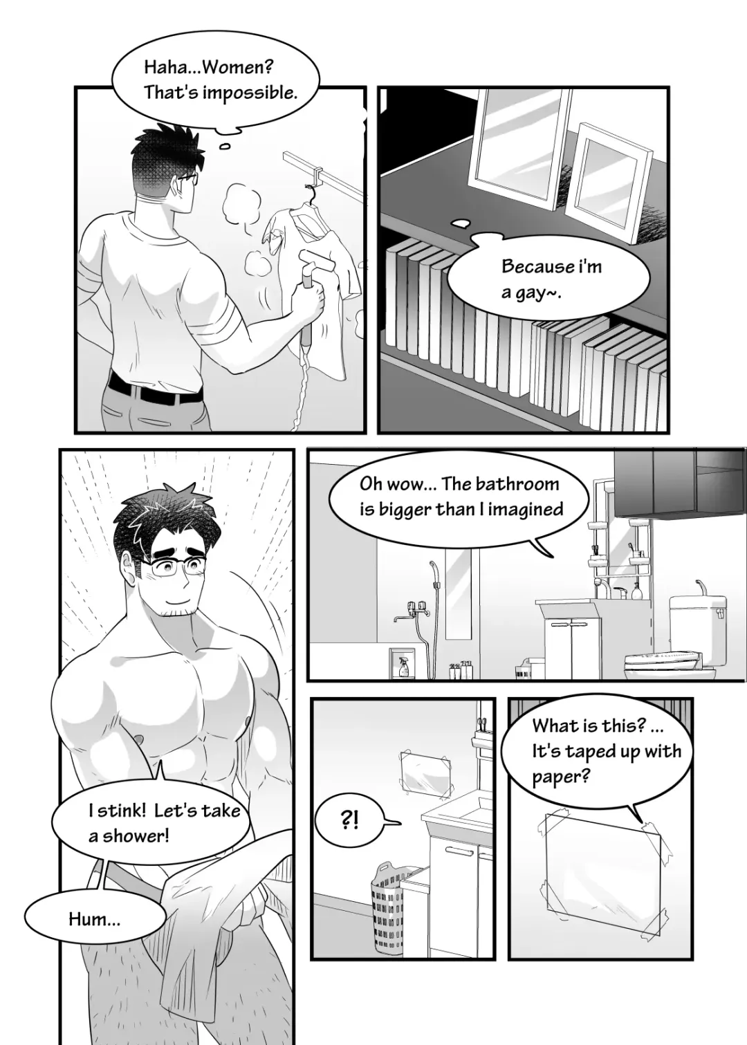 [Kuma Hachi] Straight Landlord and GAY Tenant Fhentai - Page 8