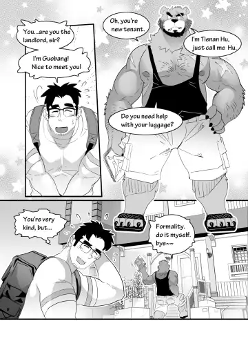 [Kuma Hachi] Straight Landlord and GAY Tenant Fhentai - Page 4