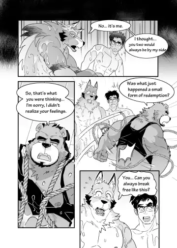 [Kuma Hachi] Straight Landlord and GAY Tenant Fhentai - Page 46