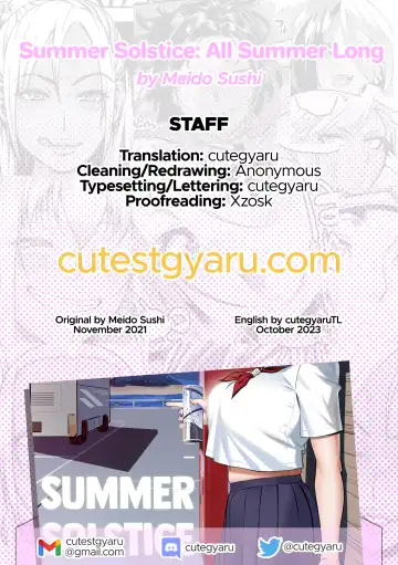 [Meido Sushi] Geshi ~Natsu ga Owaru made~ | Summer Solstice: All Summer Long Fhentai - Page 39