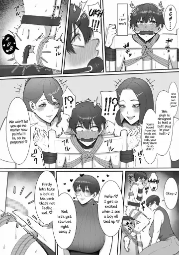 [Enko] Sakusei Tantou Onee-san "Aru Hi no Shijutsu" | Onee-sans in Charge of Squeezing "One Day Treatment" Fhentai - Page 36