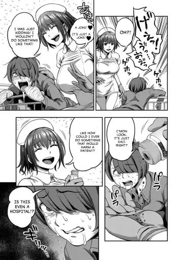 [Kameyama Shiruko] Sakusei Byoutou ~Seikaku Saiaku no Nurse shika Inai Byouin de Shasei Kanri Seikatsu~ Ch. 2 Kouhen | Life in a Hospital With Only the Worst Nurses! Ch. 2.5 Fhentai - Page 12