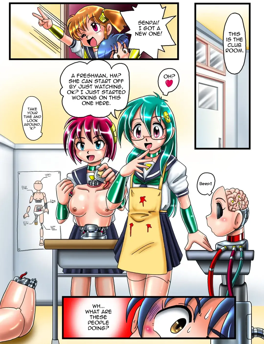 Kaizou Gakuen "Cyborg Kenkyuubu" | Modification Academy - Cyborg Department Fhentai - Page 4