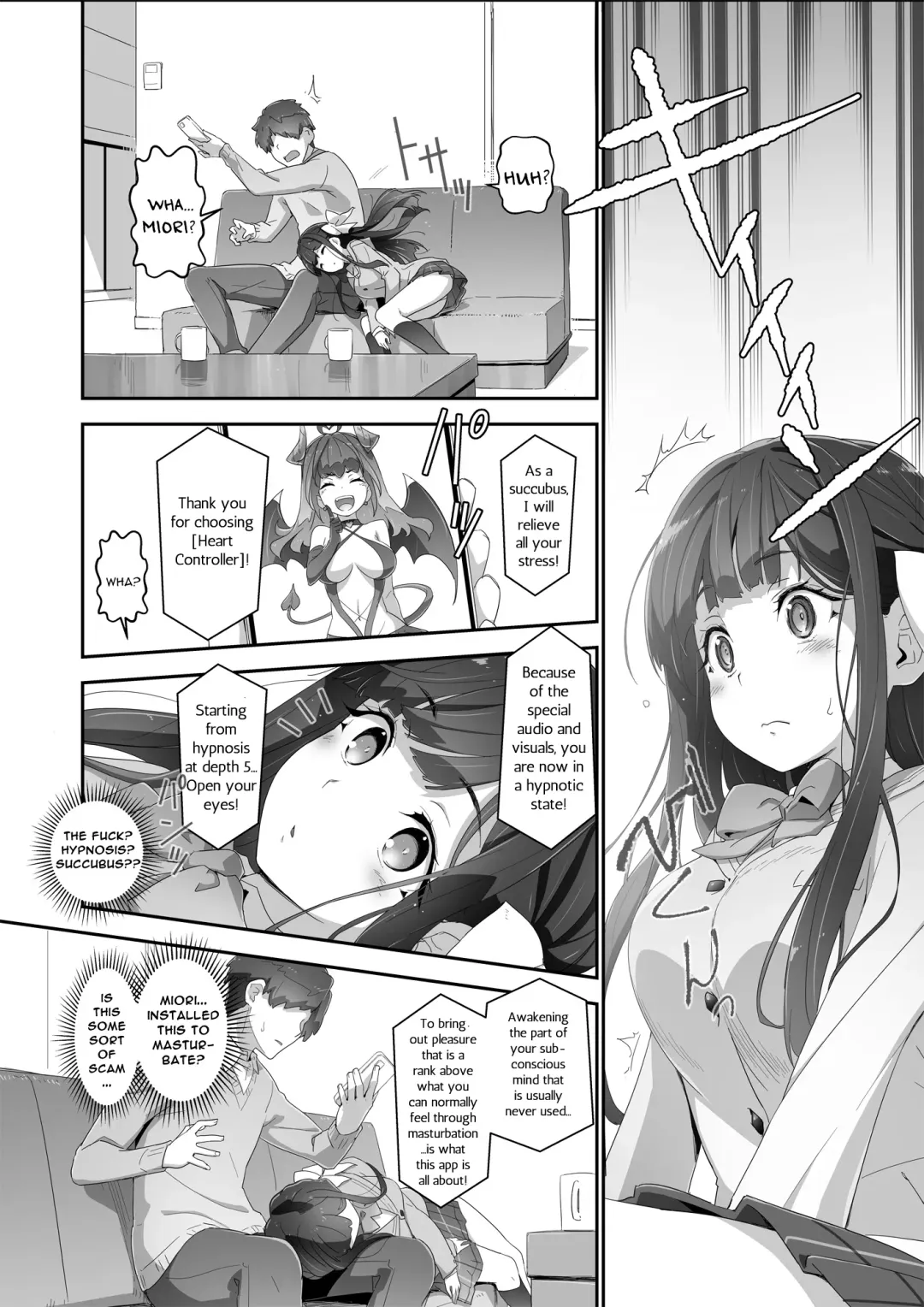 [Akata Izuki] Cocoro Controller -Saimin Appli de, Ojou-sama ga,  Onii-san ni, Itsu no Ma ni ka- | Heart Controller Fhentai - Page 6