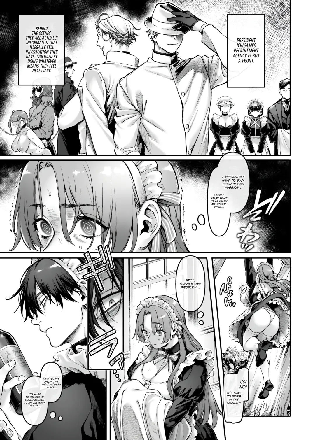 [Rororogi Mogera] Sennyuu! Gakeppuchi Spy no Shakkinhensai RTA ~Josou Maid to Oni Joushi~ | Infiltrate! Debt Repayment RTA of a Spy on the Brink ~The Crossdressing Maid and the Oni Boss~ Fhentai - Page 10
