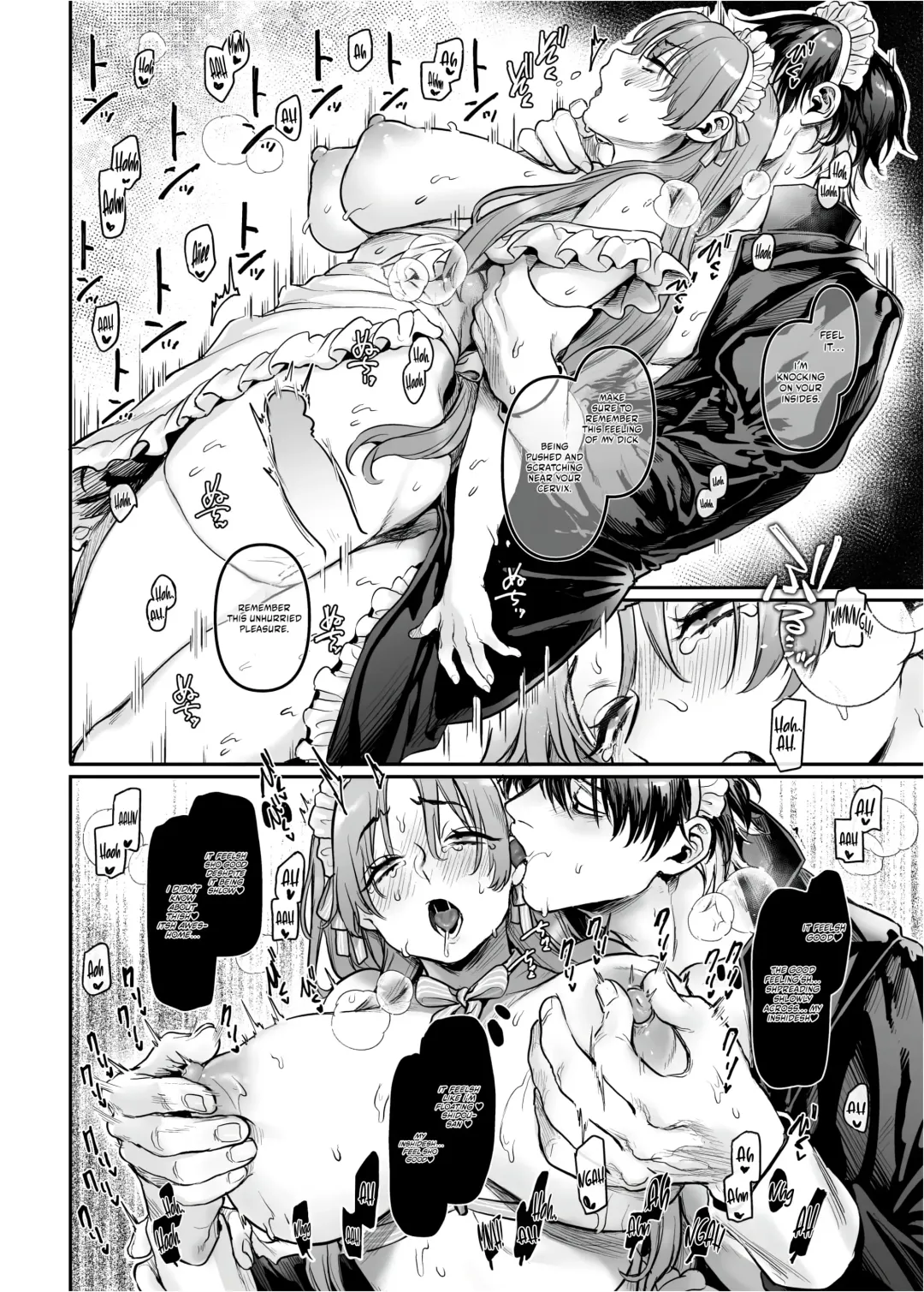 [Rororogi Mogera] Sennyuu! Gakeppuchi Spy no Shakkinhensai RTA ~Josou Maid to Oni Joushi~ | Infiltrate! Debt Repayment RTA of a Spy on the Brink ~The Crossdressing Maid and the Oni Boss~ Fhentai - Page 111