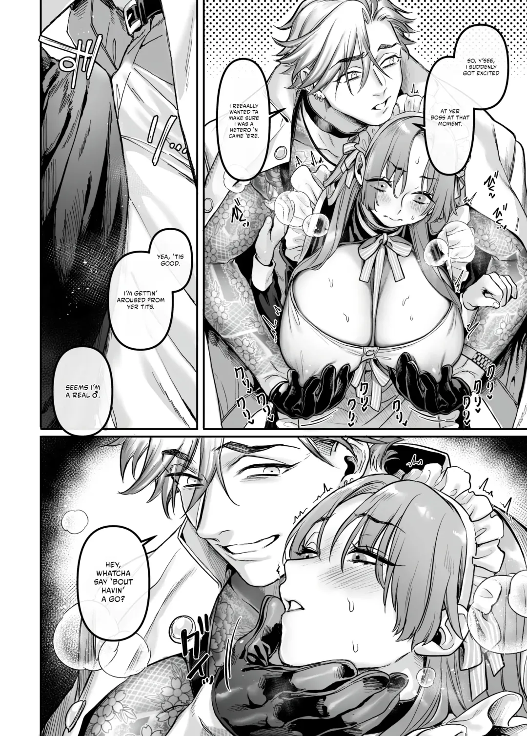 [Rororogi Mogera] Sennyuu! Gakeppuchi Spy no Shakkinhensai RTA ~Josou Maid to Oni Joushi~ | Infiltrate! Debt Repayment RTA of a Spy on the Brink ~The Crossdressing Maid and the Oni Boss~ Fhentai - Page 127