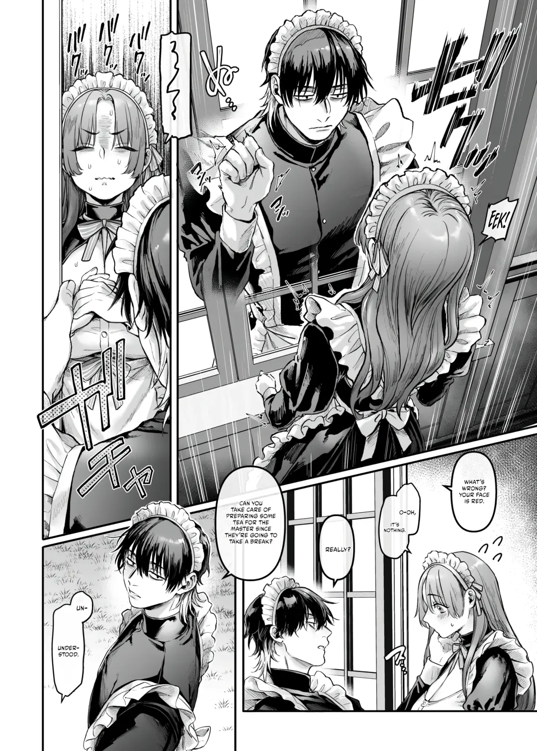 [Rororogi Mogera] Sennyuu! Gakeppuchi Spy no Shakkinhensai RTA ~Josou Maid to Oni Joushi~ | Infiltrate! Debt Repayment RTA of a Spy on the Brink ~The Crossdressing Maid and the Oni Boss~ Fhentai - Page 17