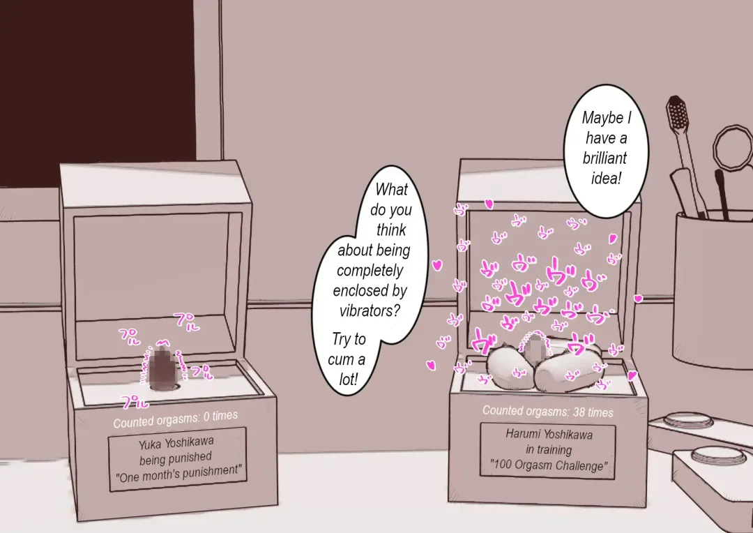 Cli Box ni Batta Onee-chan-tachi no Cli o Ijiri Taosu | Play with my clitoris box sisters. Fhentai - Page 17