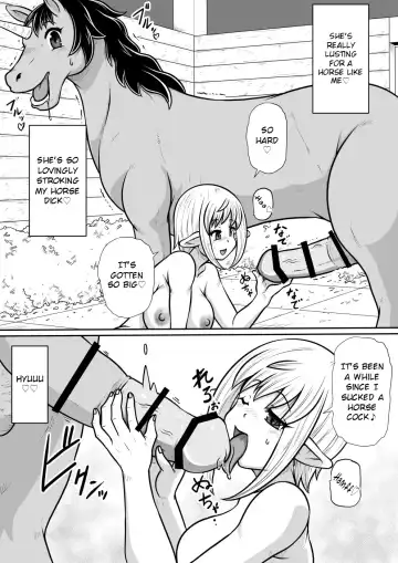Tensei shitara Futanari Uma ni Narimashita Zenpen | Reincarnated as a Futanari Horse First Part Fhentai - Page 39