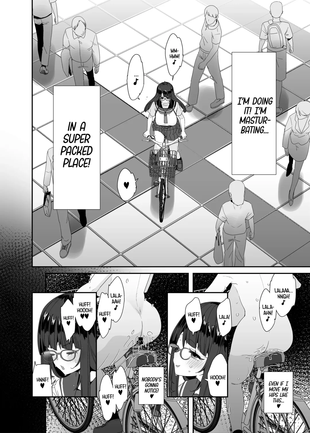 [Maeshima Ryou] Dosukebe Kyonyuu Joshi ga Acme Jitensha de Osanpo Onanie suru Hanashi | The Slutty, Stacked Middle Schooler Who Gets Off on her Bike Fhentai - Page 31