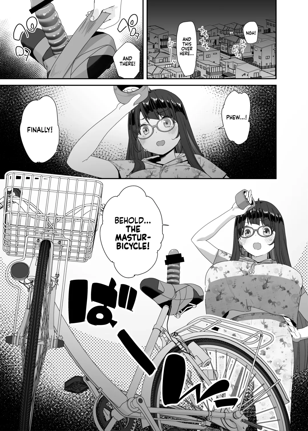 [Maeshima Ryou] Dosukebe Kyonyuu Joshi ga Acme Jitensha de Osanpo Onanie suru Hanashi | The Slutty, Stacked Middle Schooler Who Gets Off on her Bike Fhentai - Page 4