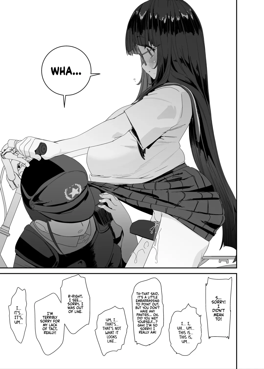 [Maeshima Ryou] Dosukebe Kyonyuu Joshi ga Acme Jitensha de Osanpo Onanie suru Hanashi | The Slutty, Stacked Middle Schooler Who Gets Off on her Bike Fhentai - Page 48