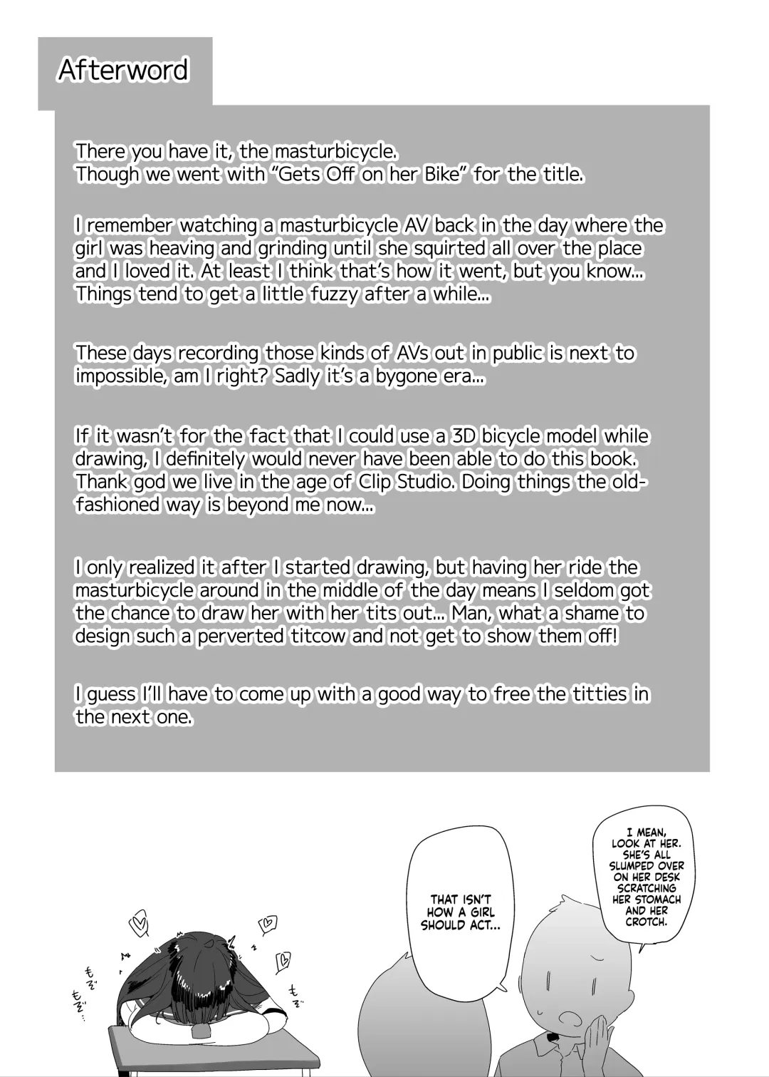 [Maeshima Ryou] Dosukebe Kyonyuu Joshi ga Acme Jitensha de Osanpo Onanie suru Hanashi | The Slutty, Stacked Middle Schooler Who Gets Off on her Bike Fhentai - Page 54