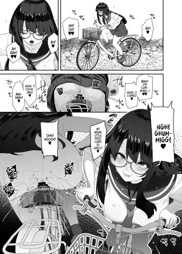 [Maeshima Ryou] Dosukebe Kyonyuu Joshi ga Acme Jitensha de Osanpo Onanie suru Hanashi | The Slutty, Stacked Middle Schooler Who Gets Off on her Bike Fhentai - Page 24