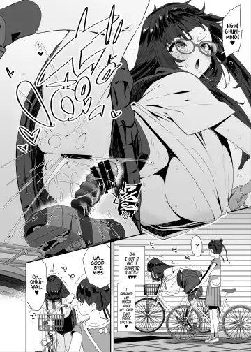 [Maeshima Ryou] Dosukebe Kyonyuu Joshi ga Acme Jitensha de Osanpo Onanie suru Hanashi | The Slutty, Stacked Middle Schooler Who Gets Off on her Bike Fhentai - Page 39