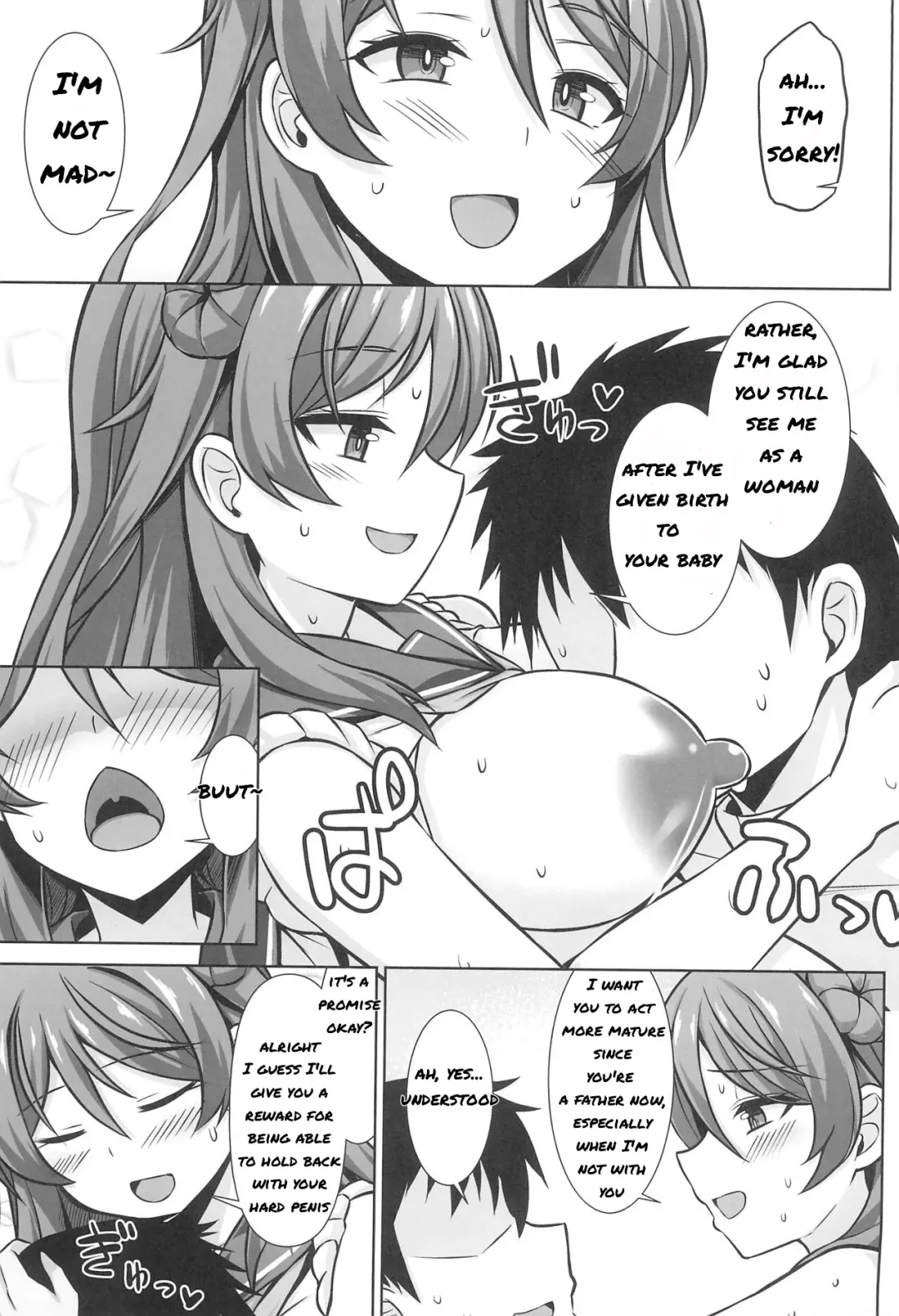 [Kotaru] Urakaze-chan ga Ippai Bonyuu Ecchi Shite Shussan Shite kureru Hon (decensored) Fhentai - Page 9