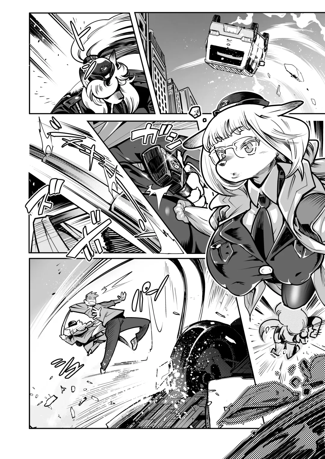 [Kemonono] Harenchi! Police Baton & Wrecker Fhentai - Page 12