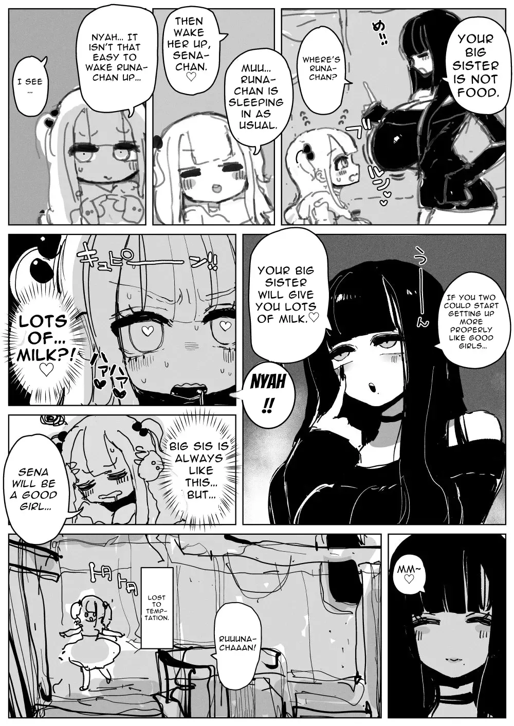 [Kikimetal] Ochinpo Milk Sisters ~Tokunou Tairyou! Shasei Shimakuri Ikimakuri! Kyonyuu Kyokon no Shimai no Nichijou~  | Dick Milk Sisters ~Copious Cum! Orgasms Galore! A day in the life of Busty Girthy Sisters~ Fhentai - Page 5