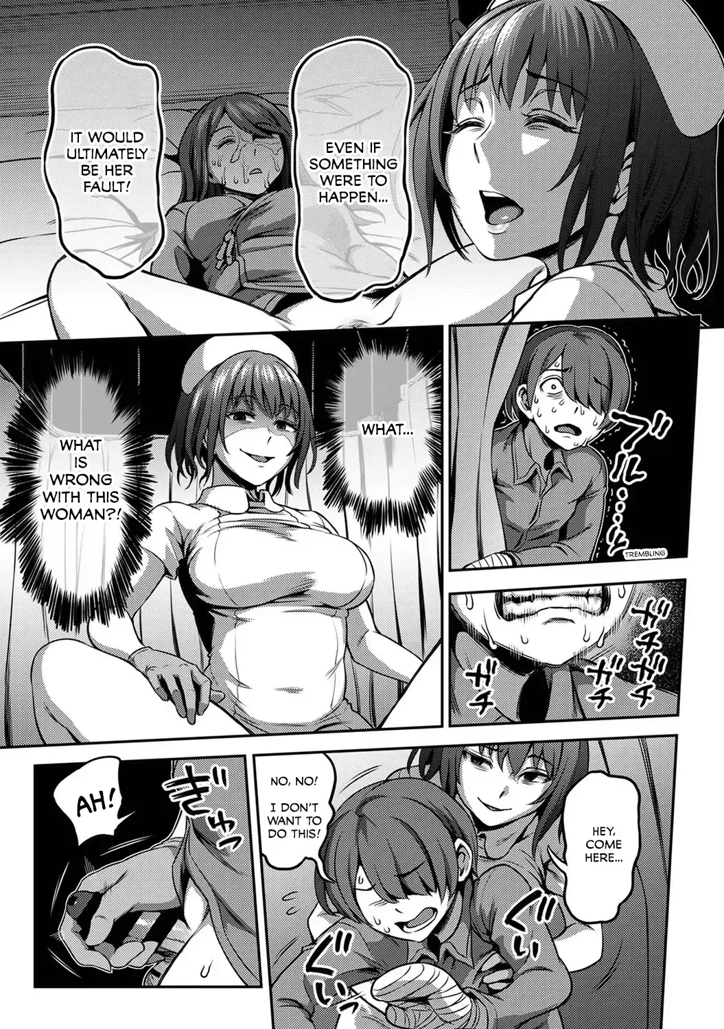 [Kameyama Shiruko] Sakusei Byoutou ~Seikaku Saiaku no Nurse shika Inai Byouin de Shasei Kanri Seikatsu~ Ch. 2 Zenpen | Life in a Hospital With Only the Worst Nurses! Ch. 2 Fhentai - Page 28