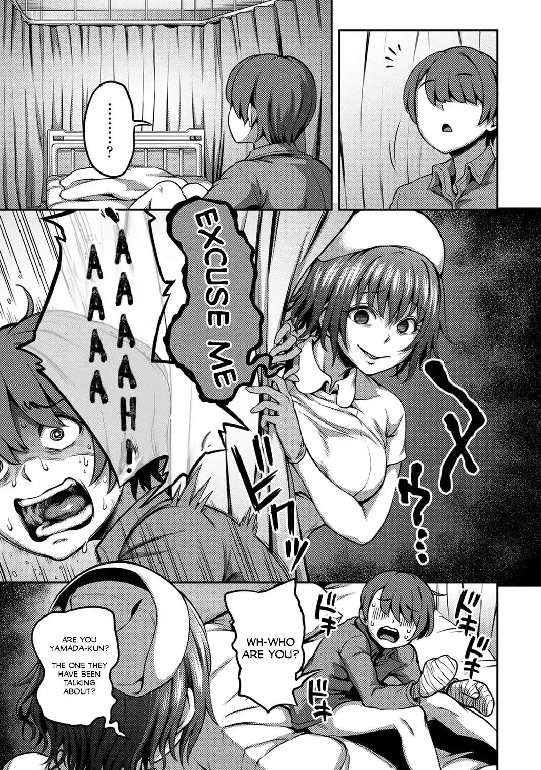 [Kameyama Shiruko] Sakusei Byoutou ~Seikaku Saiaku no Nurse shika Inai Byouin de Shasei Kanri Seikatsu~ Ch. 2 Zenpen | Life in a Hospital With Only the Worst Nurses! Ch. 2 Fhentai - Page 4