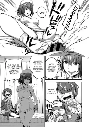 [Kameyama Shiruko] Sakusei Byoutou ~Seikaku Saiaku no Nurse shika Inai Byouin de Shasei Kanri Seikatsu~ Ch. 2 Zenpen | Life in a Hospital With Only the Worst Nurses! Ch. 2 Fhentai - Page 8