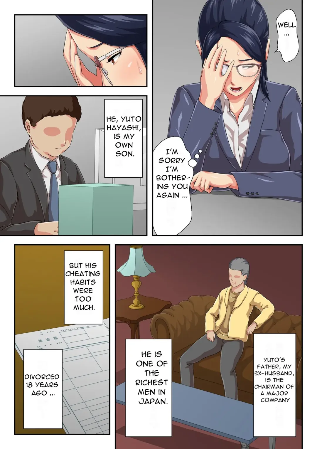 Onnajoushi wa Ikiwakareta Haha | My Female Boss is My Estranged Mother Fhentai - Page 4