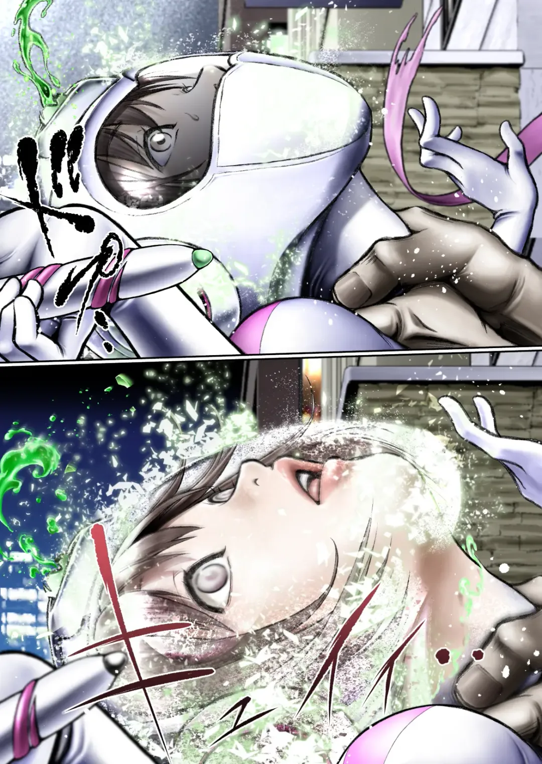 Sentai Pink Haiboku no Yoru Fhentai - Page 56