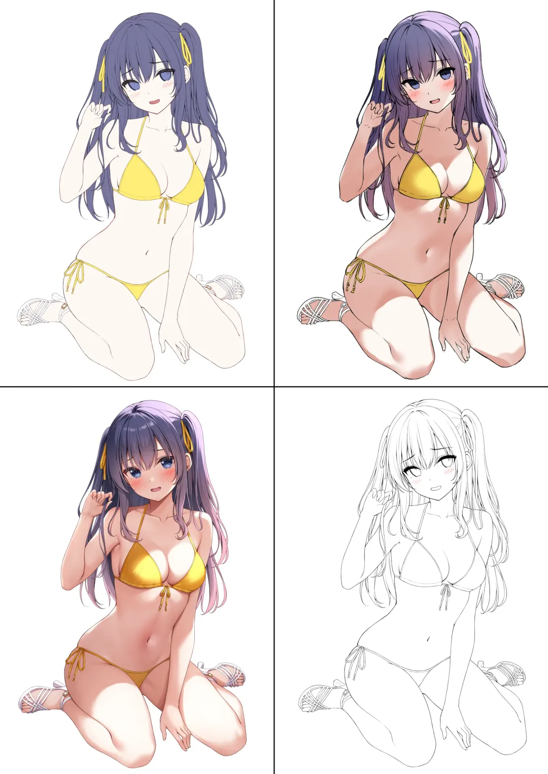 [Karutamo] Ecchi na Onaka Kansatsu. Onaka×Mizugi Fhentai - Page 27