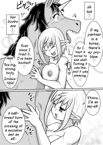 Tensei shitara Futanari Uma ni Narimashita Zenpen | Reincarnated as a Futanari Horse First Part Fhentai - Page 35