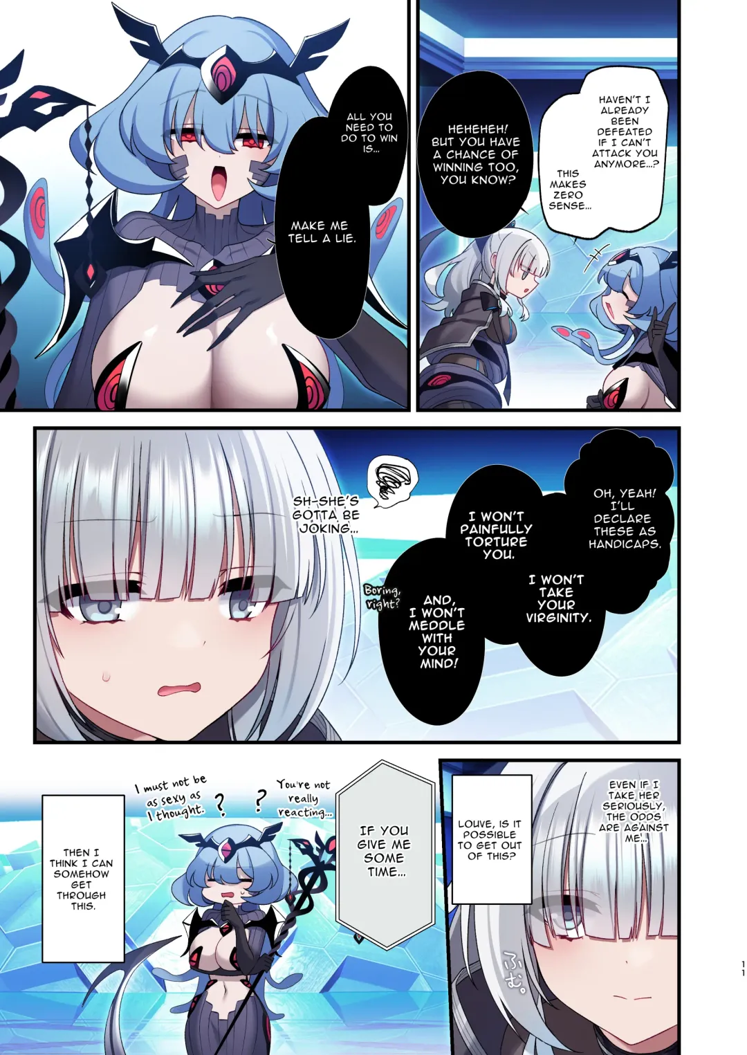 [Hoshina Meito] Dennou Shoujo wa Kasou Sekai ni Shizumi Yuku | Computer Girl in Cyberland Fhentai - Page 11