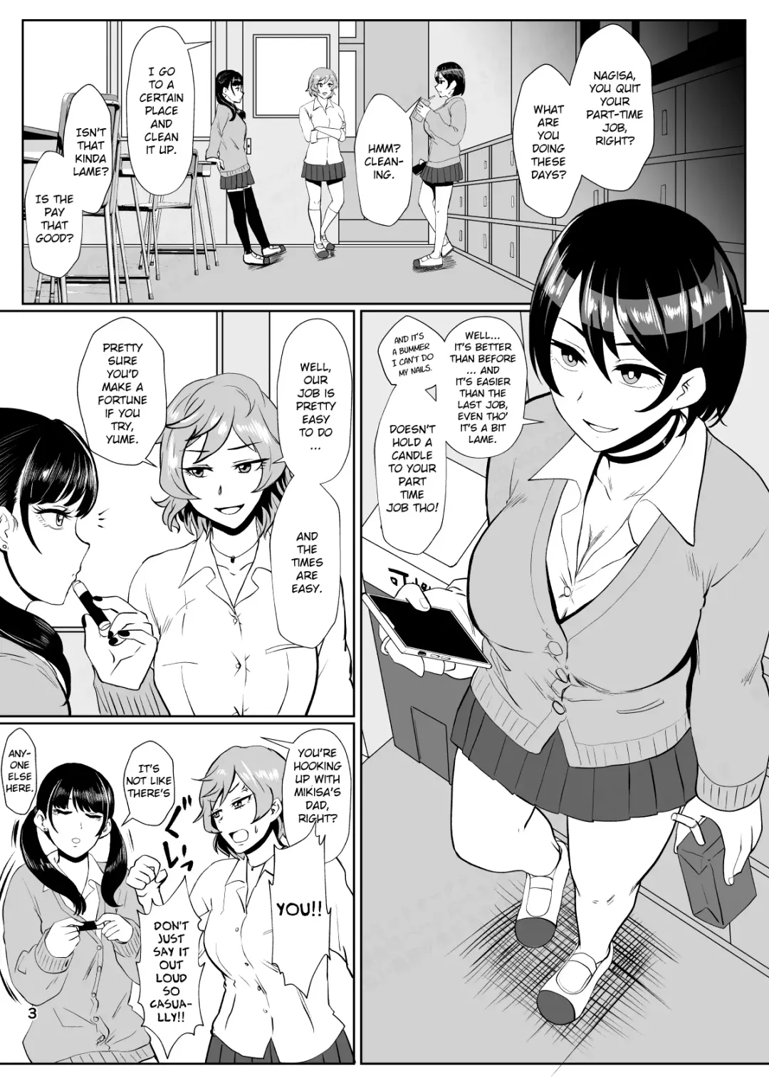 [Protohotel] "Papakatsu nante Doukashiteru" Joshi no Kenjitsu na Semen Tissue Arbeit (Saiminchuu) | The "Sugar Daddy Stuff Is Disgusting" Girl's Semen Disposal Part Time Job Fhentai - Page 2