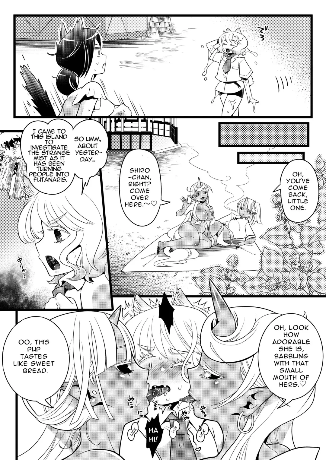Futanari Oni no Sumu Jima  | The Island of Dick Slingin' Demon Girls Fhentai - Page 18