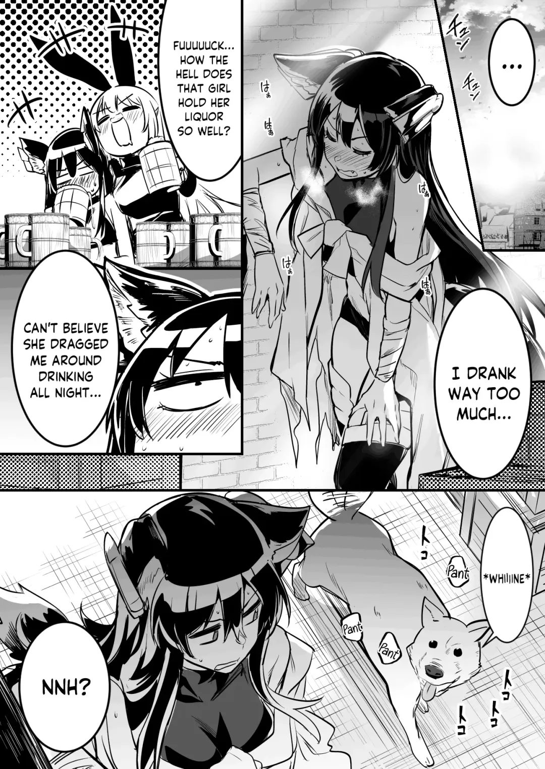 [Lefthand] Hitodori no nai rodjiura de motta norainu kara shitsuyo ni kyuai sa re, sono ikioi ni konmake shite nashikuzushi-teki ni kobi shite shimau kenshi-chan Fhentai - Page 1
